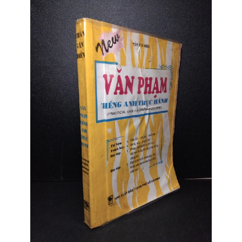 Văn phạm tiếng anh thực hành mới 70% bẩn bìa, ố vàng, có chữ ký, có vệt nước 1998 Trần Văn Điền HCM2603 HỌC NGOẠI NGỮ Blogmeo 27525 512972