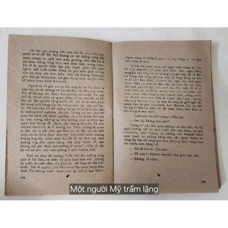 Tiểu thuyết MỘT NGƯỜI MỸ TRẦM LẶNG - Graham Greene 716180