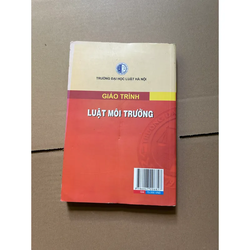 Giáo trình luật môi trường 608162