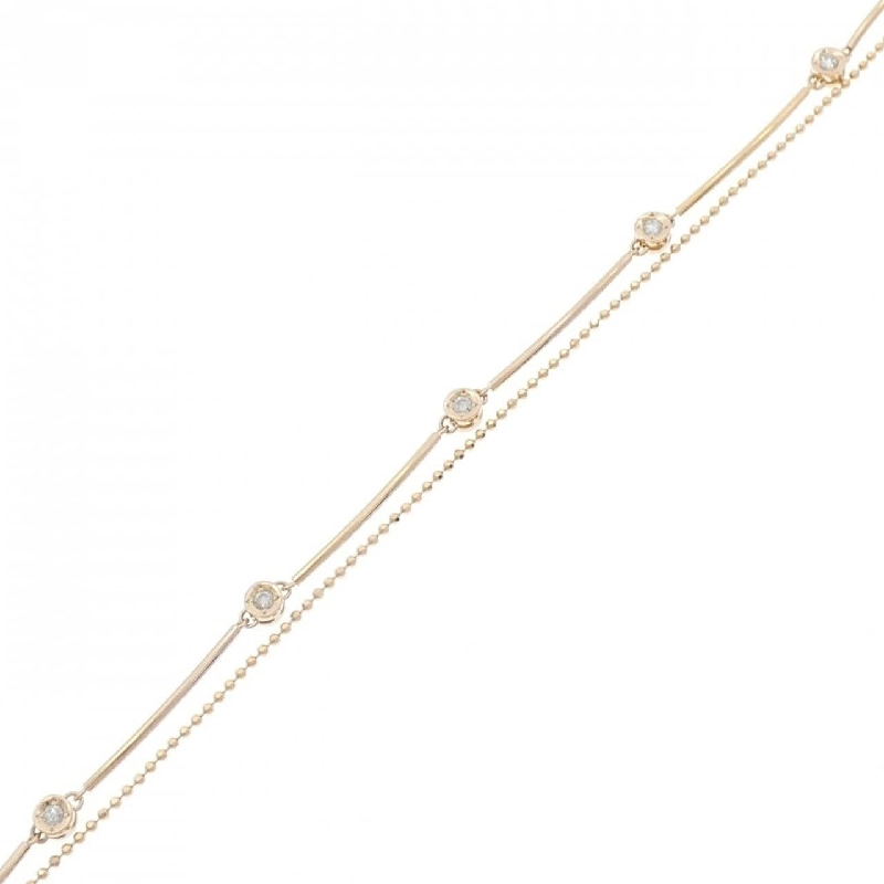 K18PG Vòng tay kim cương 0.20CT - Hàng hiệu Chính hãng 870706