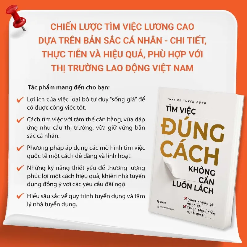 Tìm Việc Đúng Cách Không Cần Luồn Lách - Nguyễn Thái Hà - GIVER BOOKS - MARKETING KINH DOANH 595501