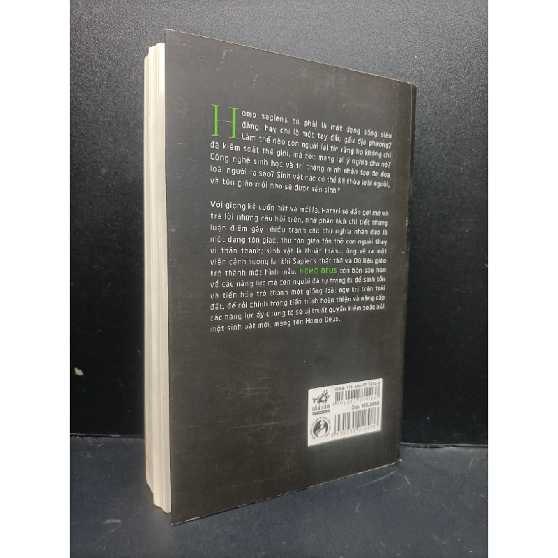 Homo Deus Lược sử tương lai mới 70% có chữ viết cuối trang, nhăn gáy, ố nhẹ, bung gáy nhẹ, có vệt nước 2020 HCM2105 Yuval Noah Harari SÁCH LỊCH SỬ - CHÍNH TRỊ - TRIẾT HỌC 148572