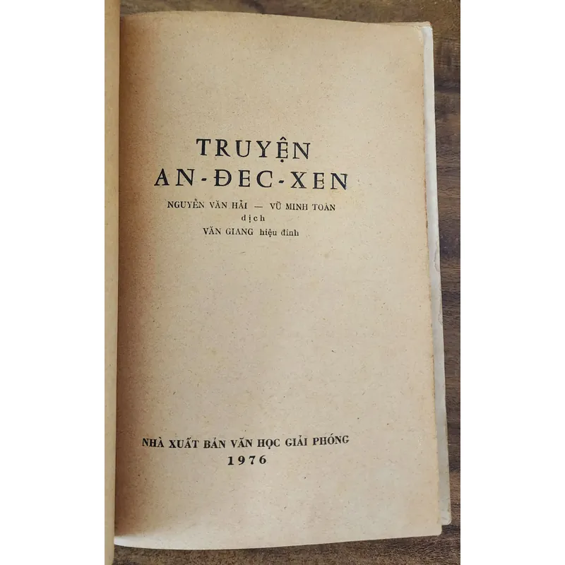 TRUYỆN CỔ ANDERSEN - Bản in 1976 (741 trang) 732010