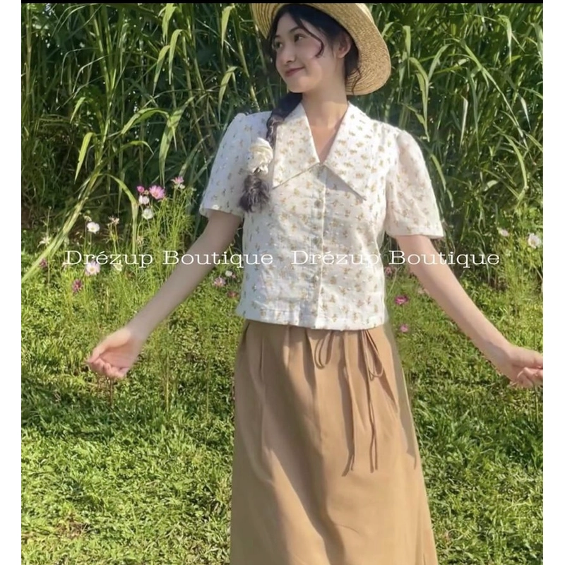 Áo cột nơ lưng  355641