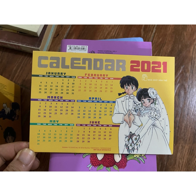 Ranma 1/2 có 6 tập + tờ lịch 2021 đi kèm 440850