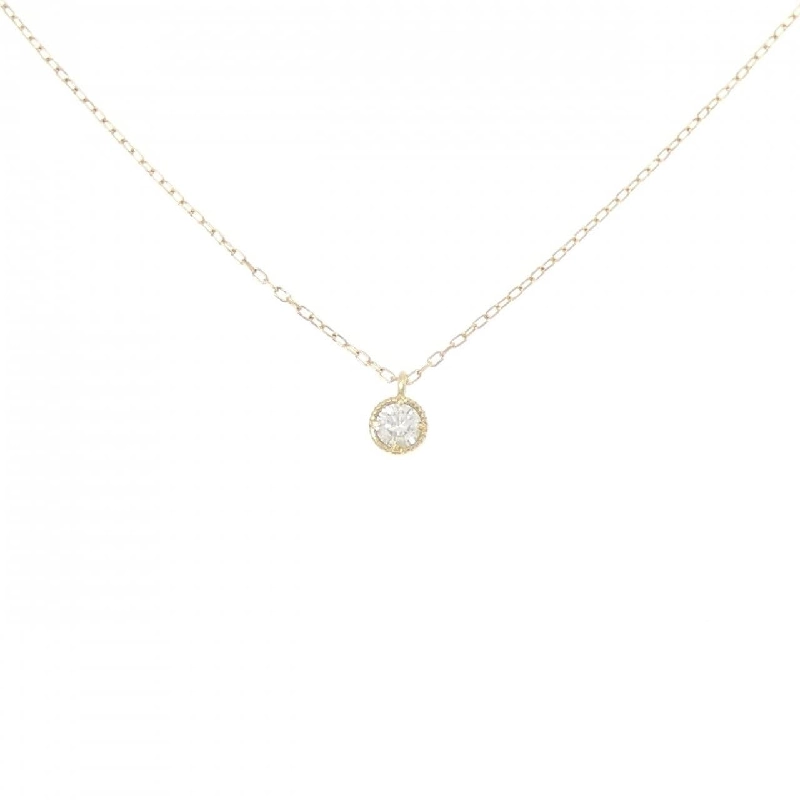 Dây chuyền kim cương K18YG 0.10CT - Hàng hiệu Chính hãng 856181