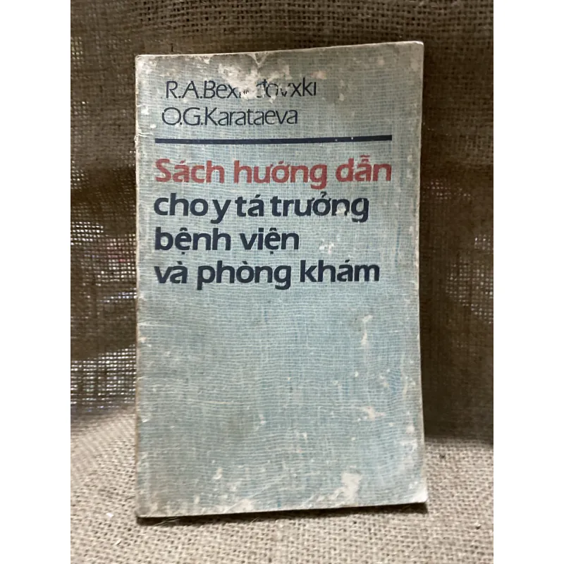 SÁCH HƯỚNG DẪN CHO Y TÁ TRƯỞNG VÀ PHÒNG KHÁM  798999