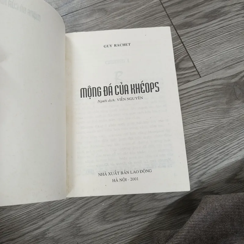 Mộng Đá Của Khéops- Guy Rachet 646639