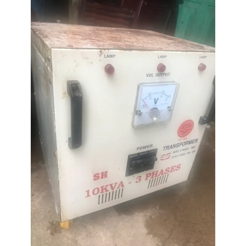 Máy biến áp 3 pha 10KVA transformer 380V-220V chính hãng 711444