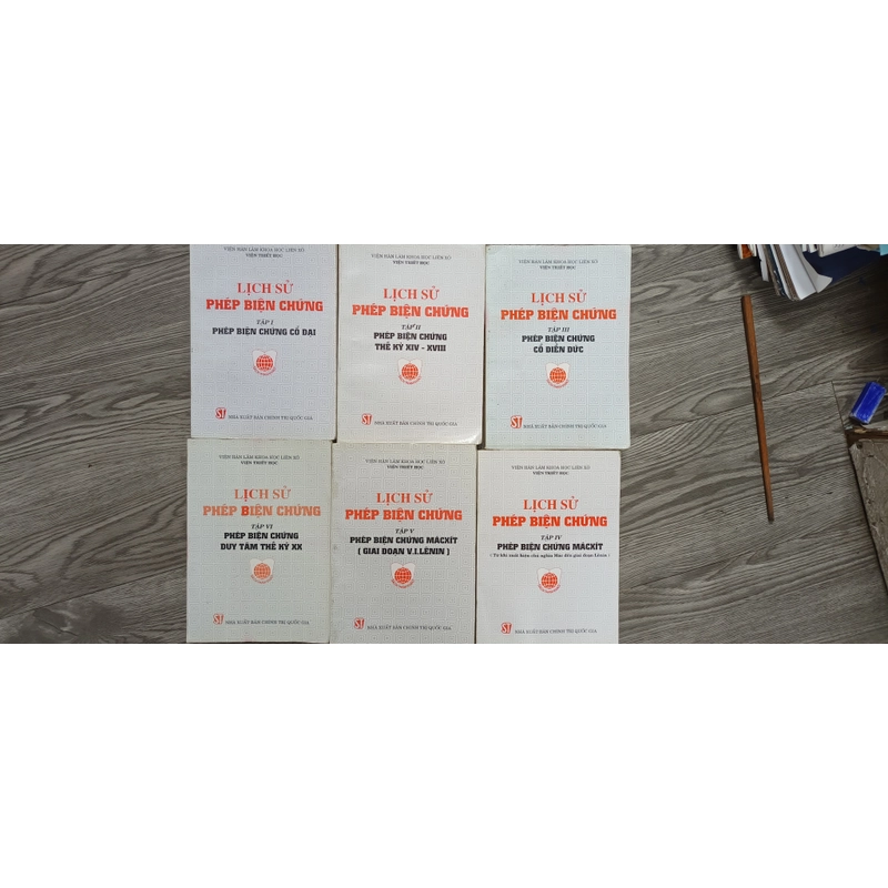 Trọn Bộ 6 Tập Lịch Sử Phép Biện Chứng NXB Chính Trị Quốc Gia 546524
