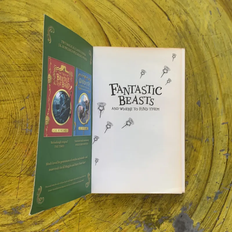 FANTASTIC BEASTS AND WHERE TO FIND THEM NEWT SCAMANDER - J.K. ROWLING 1030245