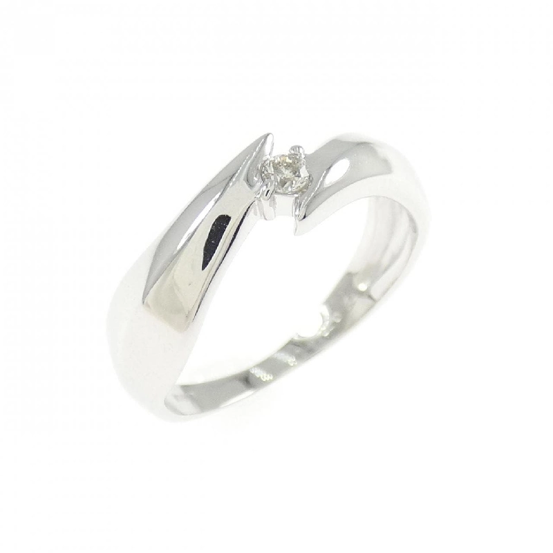 Nhẫn nhẫn ngón tay kim cương K18WG 0.03CT 670437