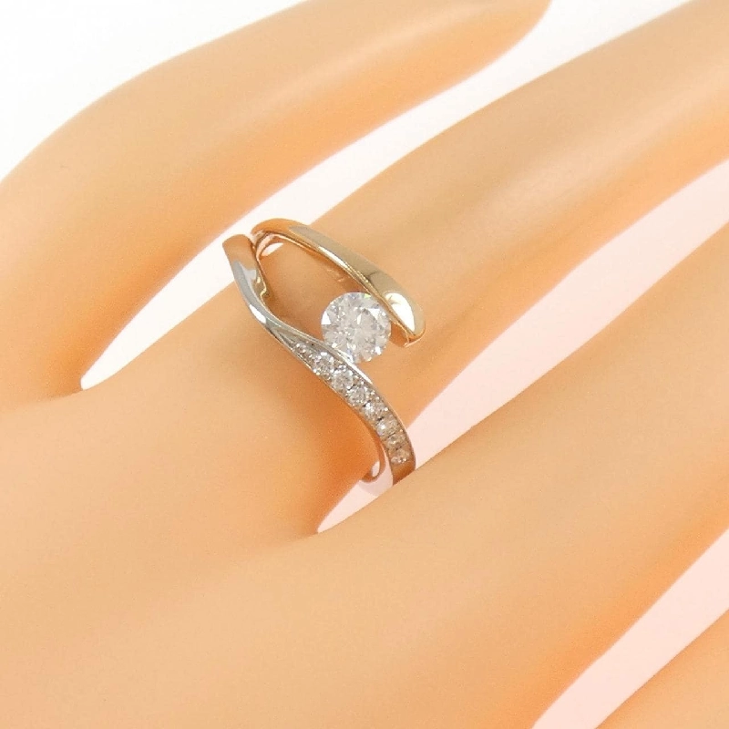 Nhẫn kim cương K18PG/PT900 0.304CT - Hàng hiệu Authentic 851610