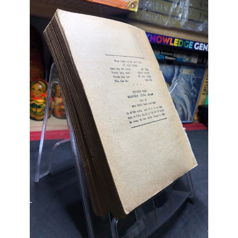 Tuyển tập Nguyễn Công Hoan tập 3 1986 mới 50% ố vàng rách bìa dưới HPB0906 SÁCH VĂN HỌC 914954