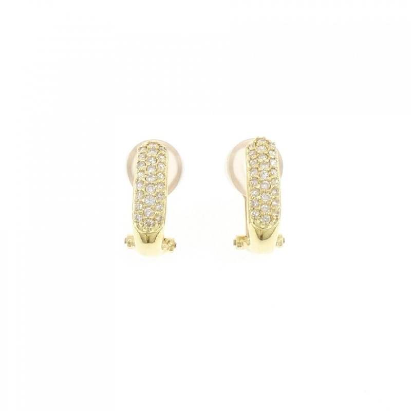 K18YG Bông tai/Khuyên tai Pave Kim cương 0.50CT - Hàng hiệu Chính hãng 866278