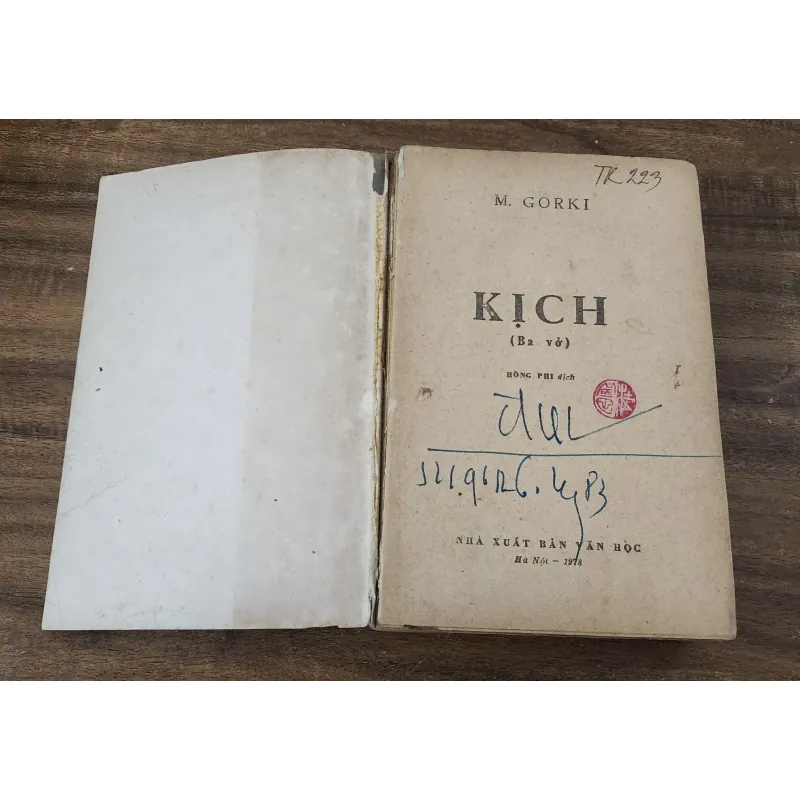 Kịch Maxim Gorky (in 1979 - 454 trang) 763018