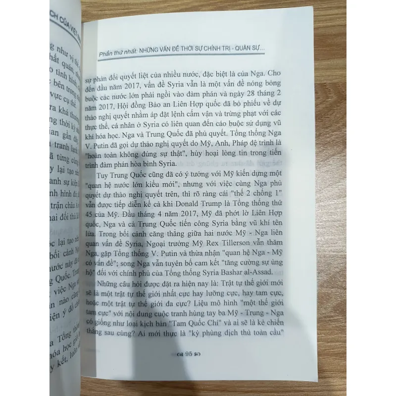 Quan hệ giữa các nước lớn và đối sách của Việt Nam  790732