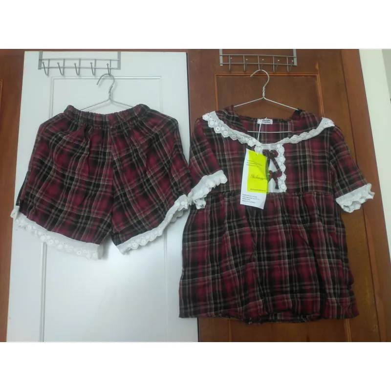 Set bộ mặc nhà mùa thu đông cho bé gái <47 ký cực xinh 739143