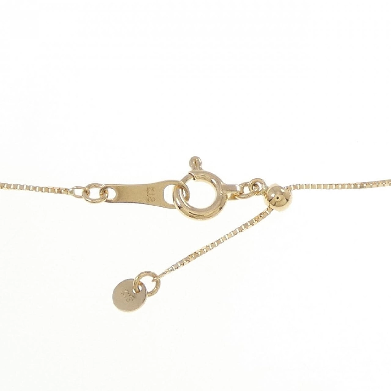 K18PG/K18YG Hoa Văn Dây Chuyền Kim Cương 0.07CT - Hàng hiệu Chính Hãng 860096