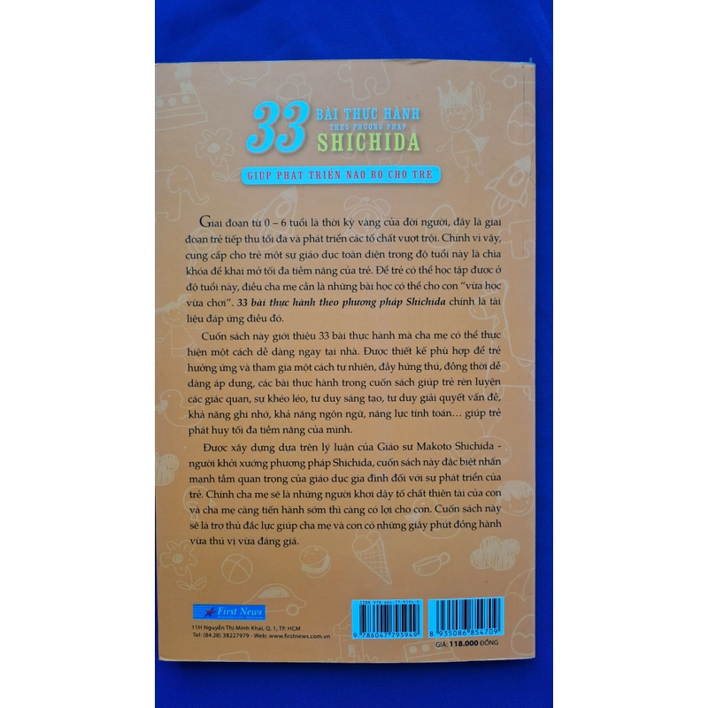 33 bài thực hành theo phương pháp Shichida giúp phát triển não bộ cho trẻ - Koshichida 304326