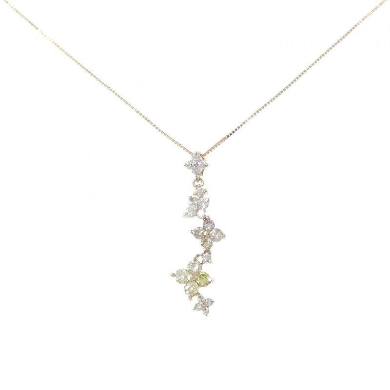 K18PG Dây chuyền kim cương 0.50CT - Hàng hiệu Chính hãng 862381