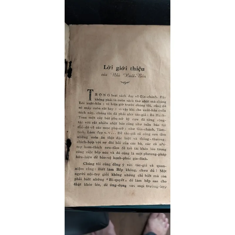 Sách xưa Bí quyết làm bếp_Bà Hạnh Loan_ Hiếm còn sót lại 797719