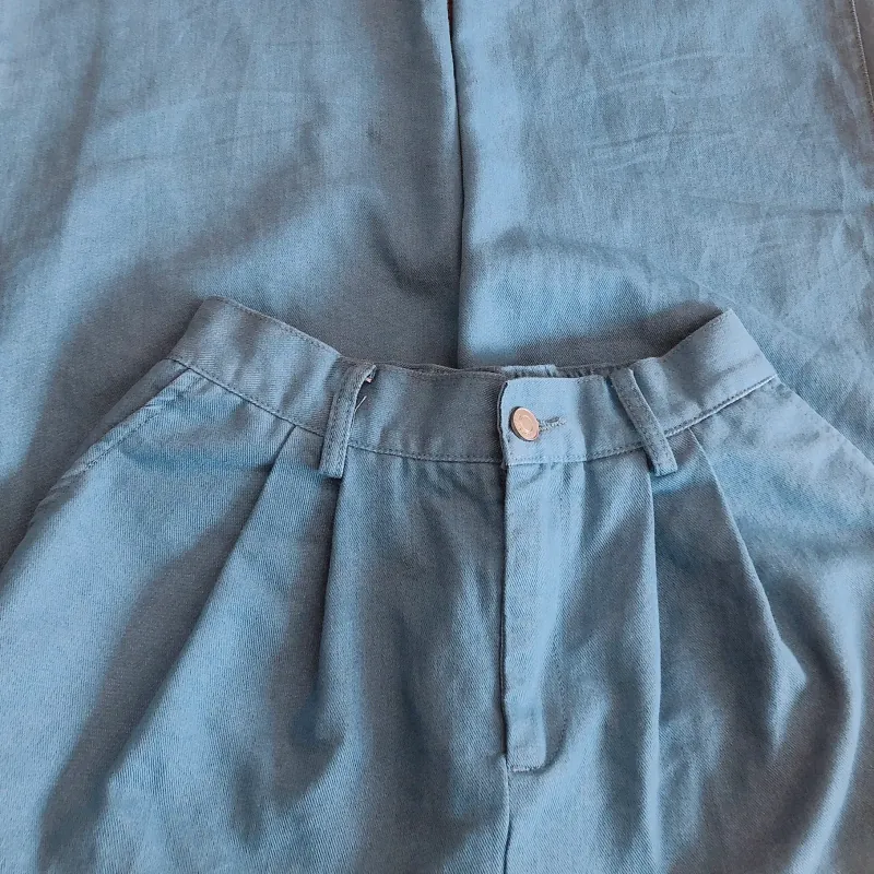 Quần jeans chất thô form thụng đẹp 1001435