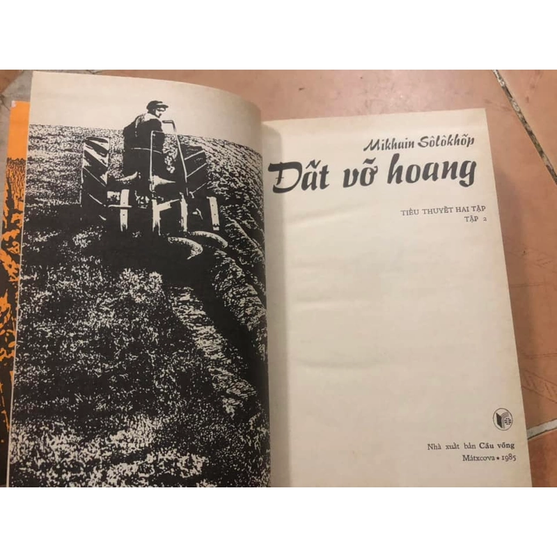 Sách Đất vỡ hoang (2c đủ bộ) - Mikhain Solokhop nguyên tác, Vũ Trấn Thủ dịch 307025