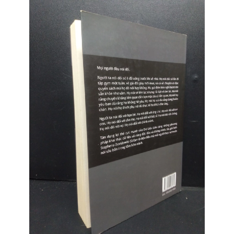 Mọi Người Đều Nói Dối mới 70% ố vàng, có vết mực 2020 HCM2405 Seth Stephens-Davidowitz SÁCH TÂM LÝ 147671