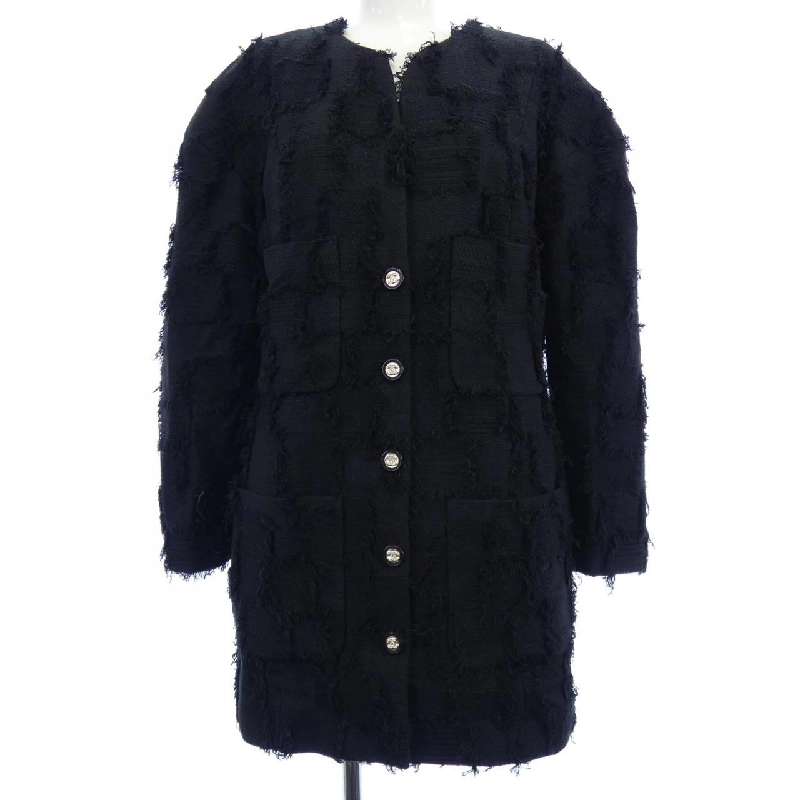 Jacket không cổ CHANEL P70547V61746 21S 632751