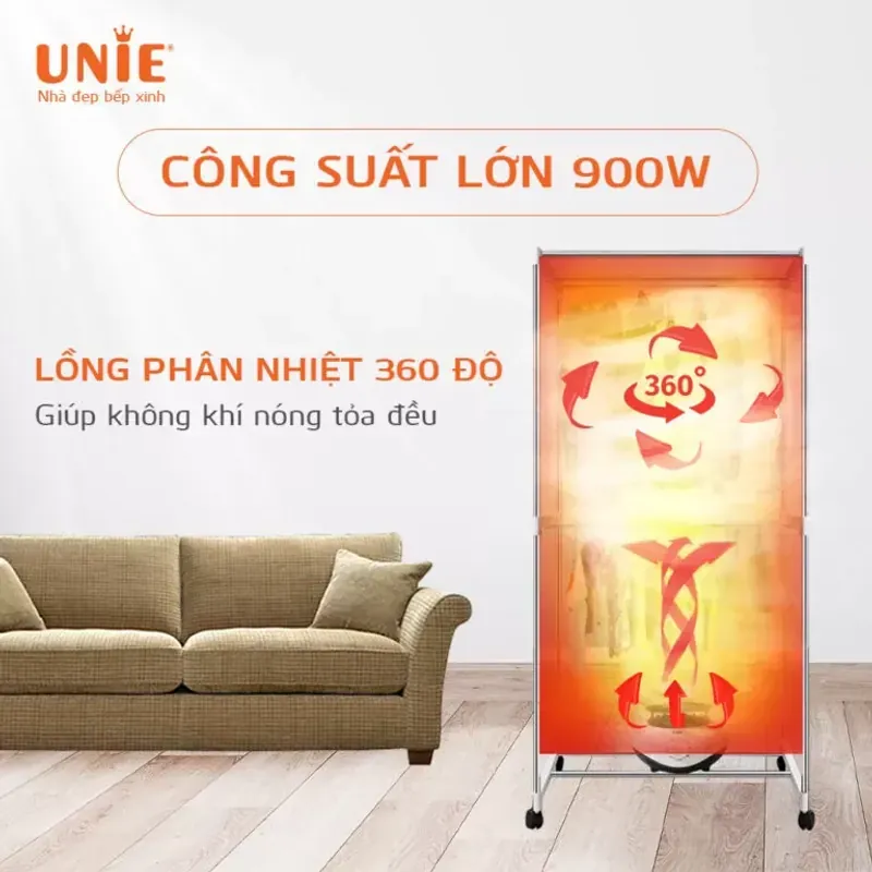 Máy Sấy Quần Áo UNIE UE-688 – Sấy 10–20Kg Cùng Lúc, Khô Nhanh Thần Tốc ⚡👕 717097