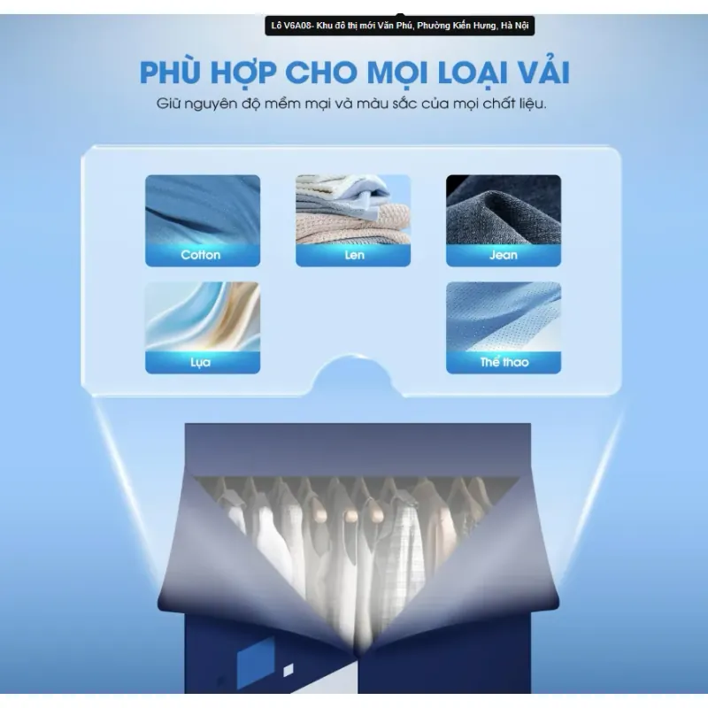 ✨ Tủ sấy quần áo – Thiết kế gọn nhẹ, dễ lắp đặt và di chuyển! 708822