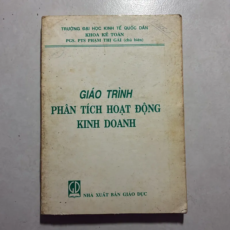 Giáo trình phân tích hoạt động kinh doanh 726962