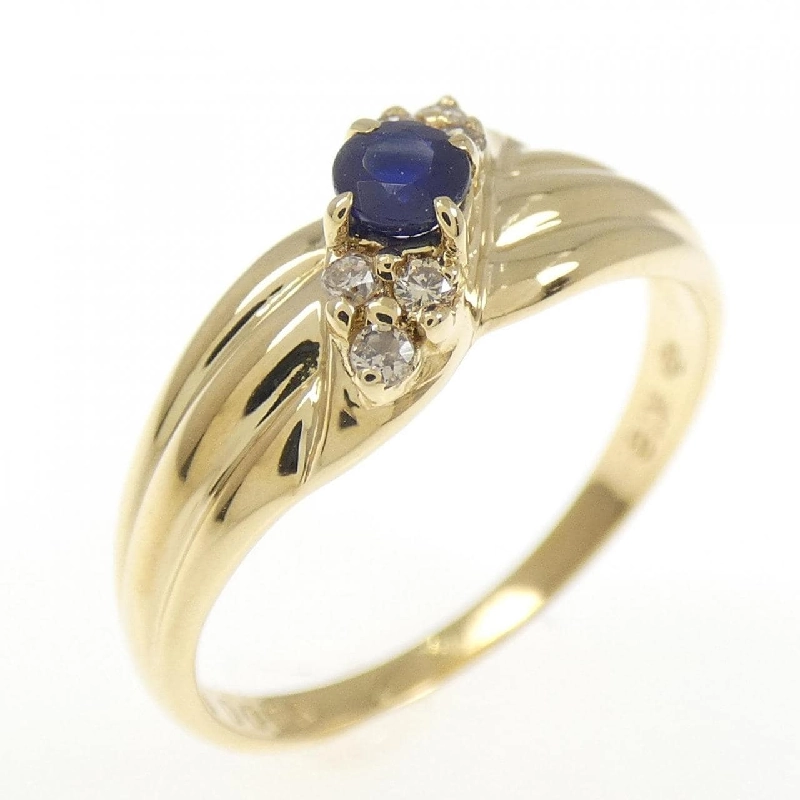 Nhẫn Sapphire K18YG 0.18CT - Hàng hiệu Chính hãng 854961