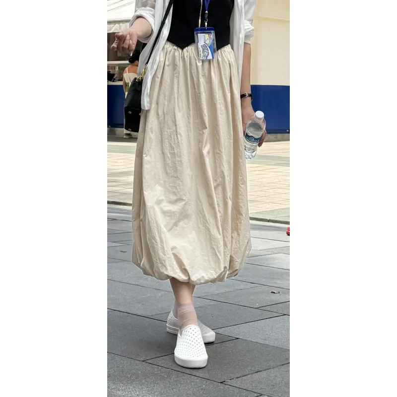 Chân váy bí dài qua đầu gối 935127