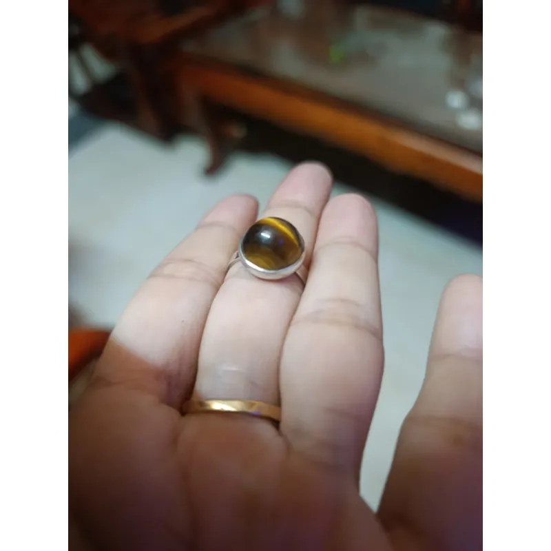 Nhẫn bạc đá mắt hổ  559310
