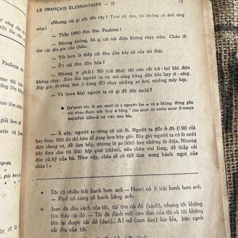 Le Français élémentaire" (Tiếng Pháp cơ bản).  Tác giả: G. Mauger và G. Gougenheim 1013344