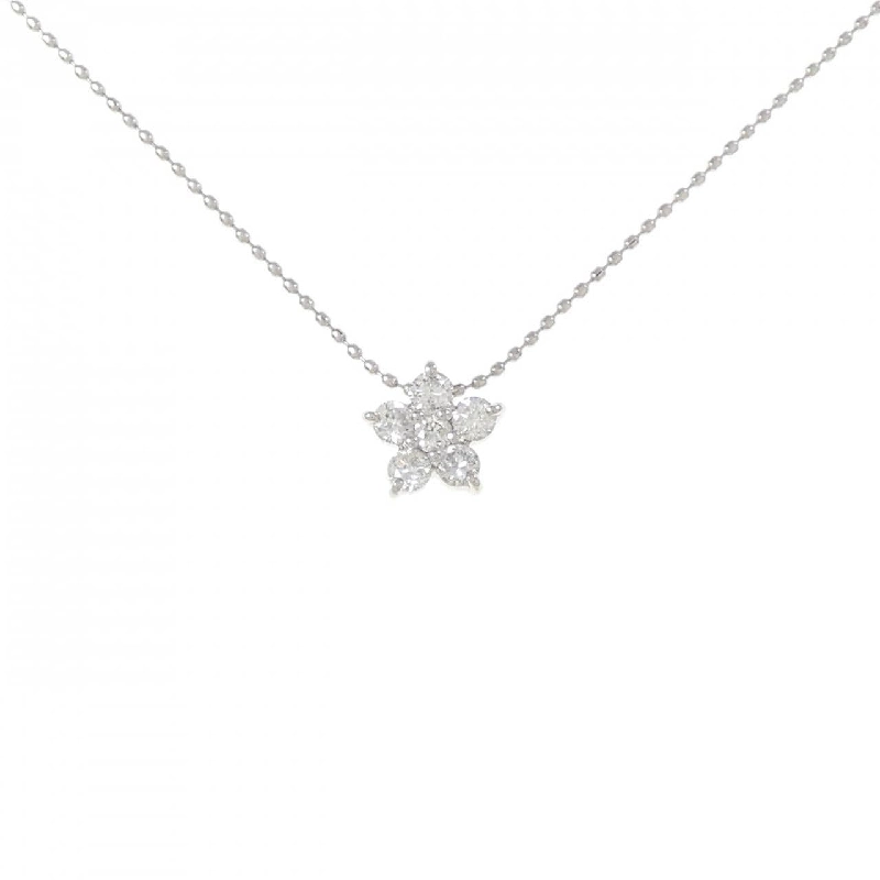 Dây chuyền kim cương hoa PT900/PT850 0.30CT - Hàng hiệu Chính hãng 861910