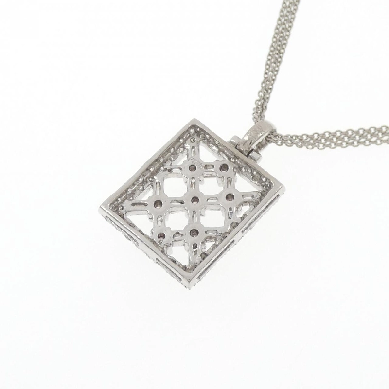 Dây chuyền kim cương hồng PT900/PT850 0.18CT - Hàng hiệu Authentic 860067