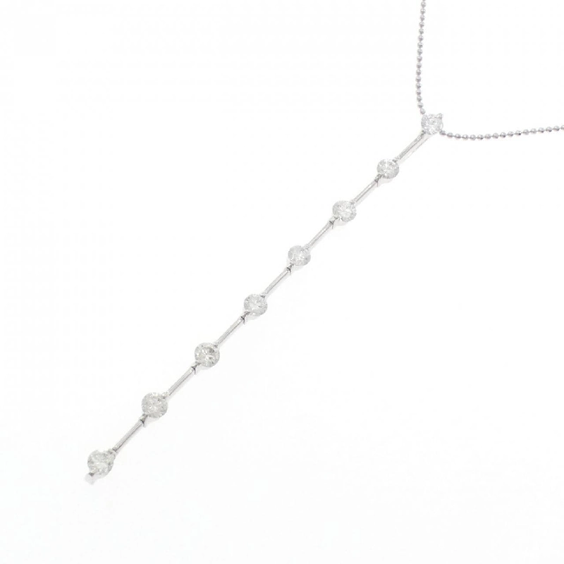 K18WG Dây chuyền kim cương 1.17CT - Hàng hiệu Chính hãng 856536