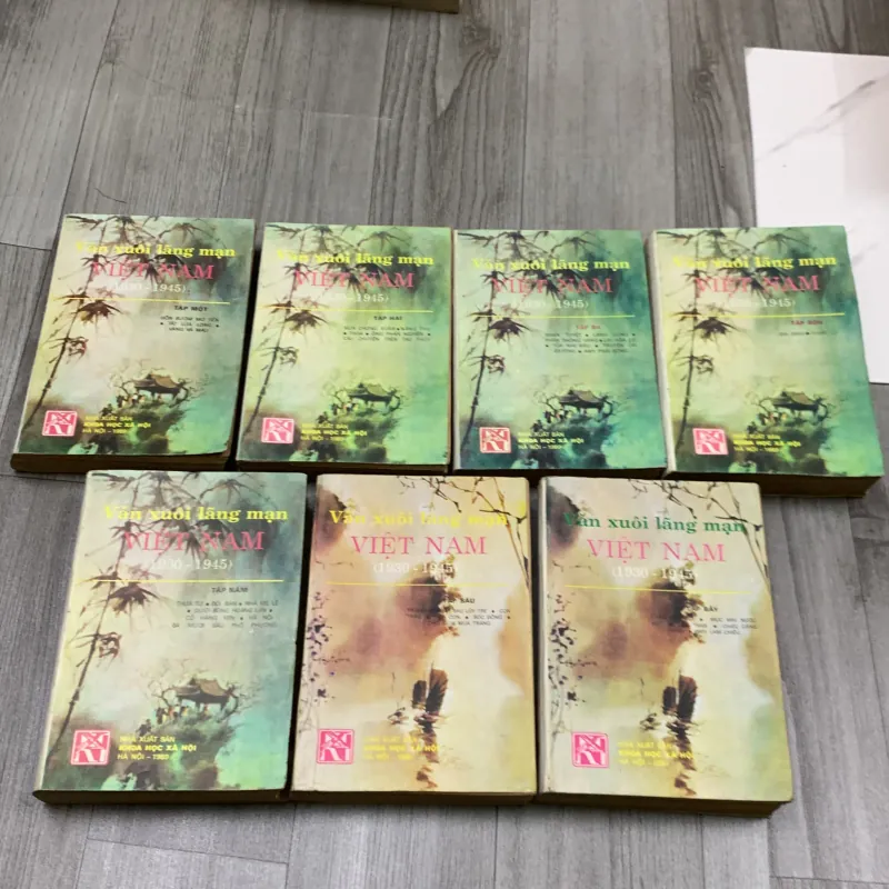 Văn xuôi lãng mạn việt nam 1930 - 1945. Bộ 7 cuốn. 7b2 746958