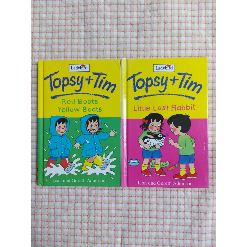 COMBO 2q TOPSY + TIM - RED BOOTS, YELLOW BOOTS ✨ LITTLE LOST RABBIT 782497