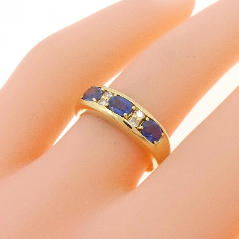 Nhẫn Sapphire K18YG 0.70CT 669223