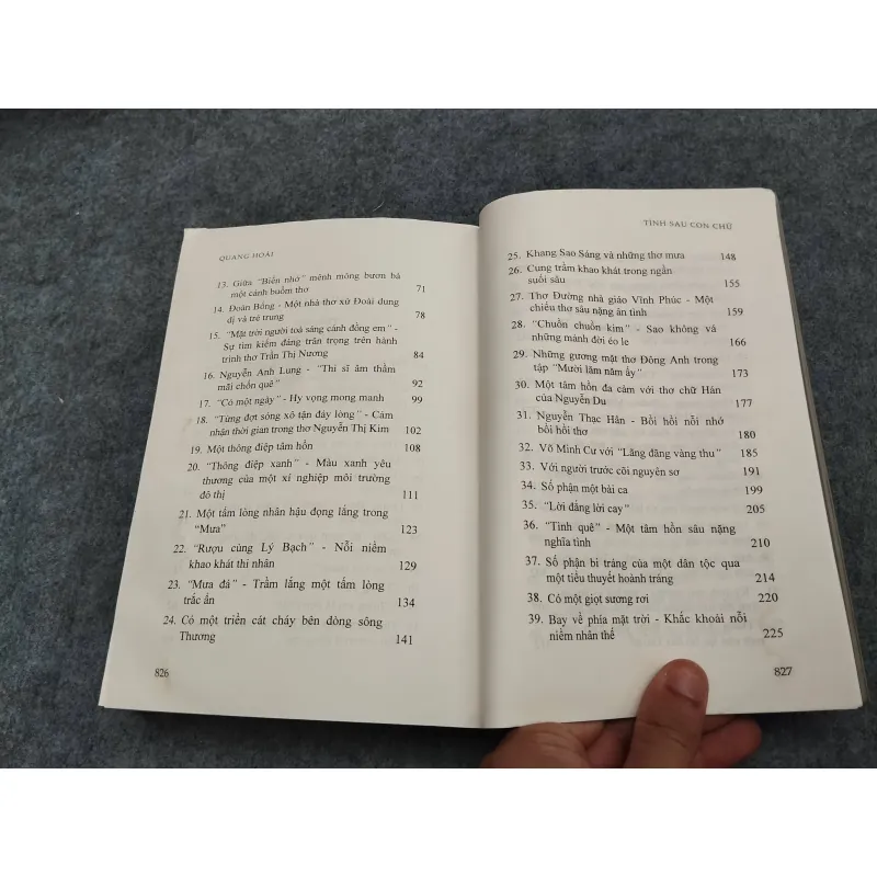 TÌNH SAU CON CHỮ. TIỂU LUẬN & BÚT KÝ 936841