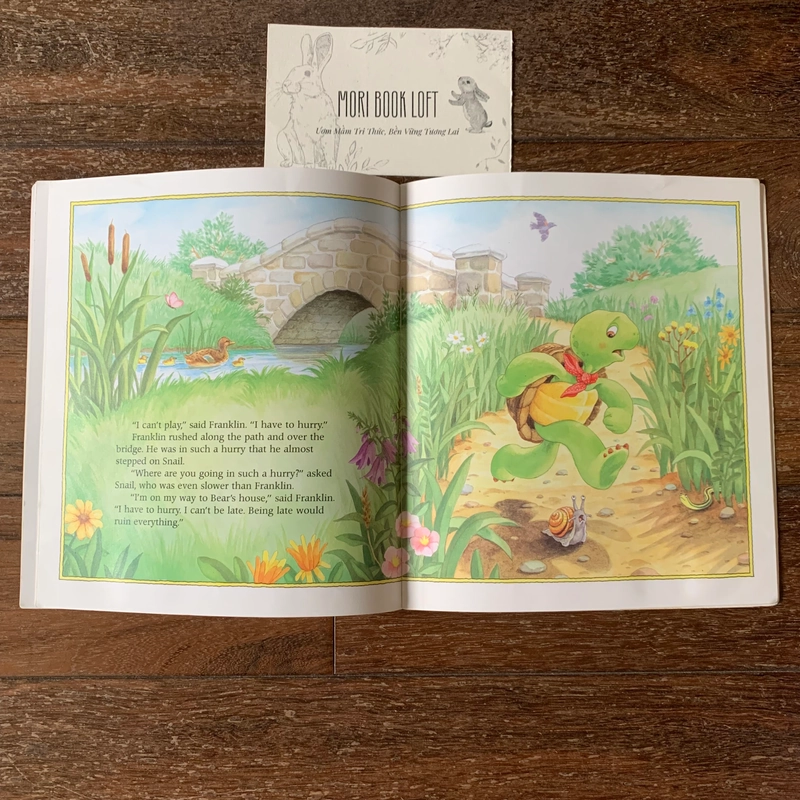 Sách tranh tiếng anh Hurry Up, Franklin, Used, minh họa đẹp 478681