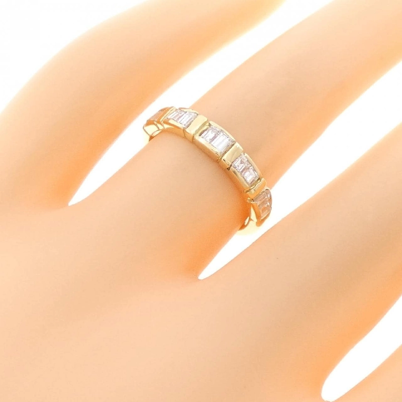 Nhẫn kim cương K18YG 0.432CT 671120