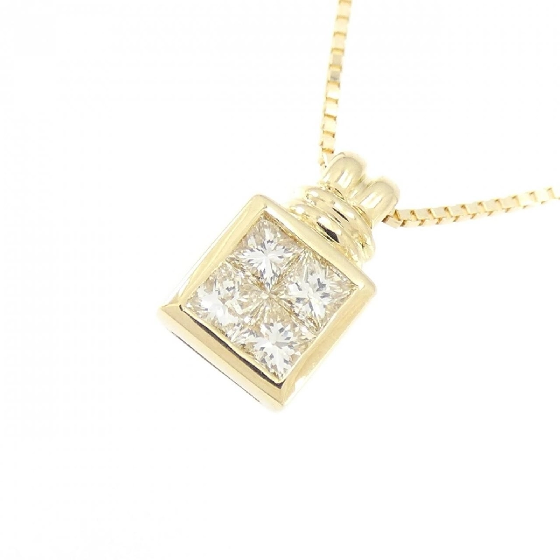 K18YG Dây chuyền kim cương 0.50CT - Hàng hiệu Chính hãng 862390