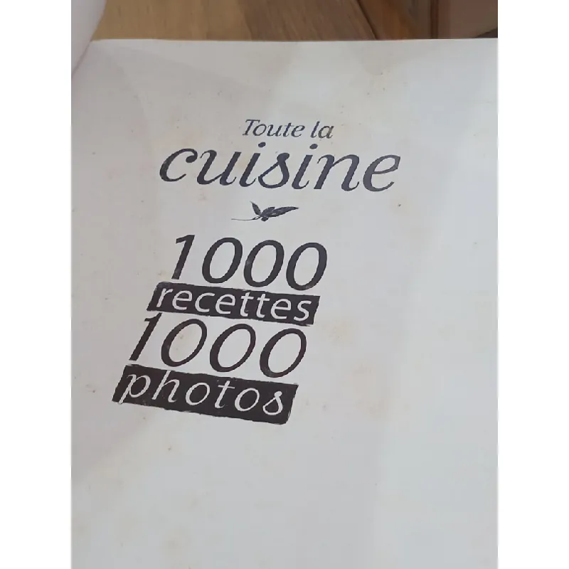 Toute la cuisine 1000 recettes 1000 photos - SOLAR 592160