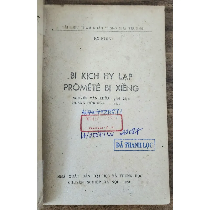 Bi kịch Hy Lạp - Promete bị xiềng  708615