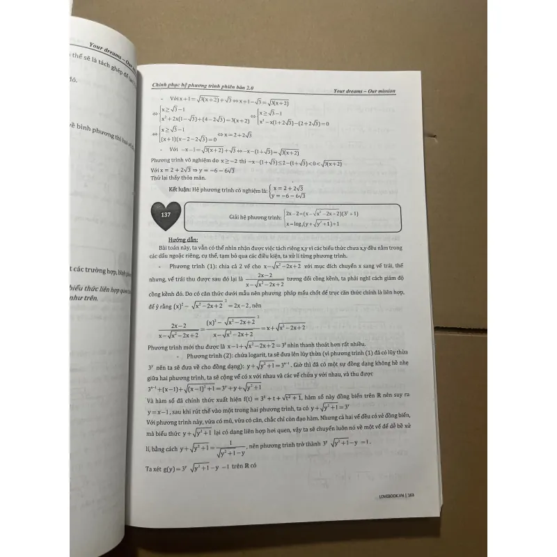 Chinh phục hệ phương trình 976773